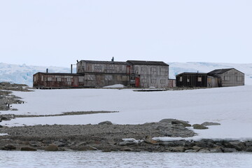 Stonington island in Antarctica