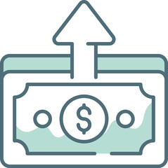 Money icon vector