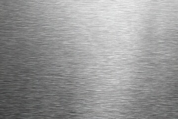 Soft brushed metal texture with even silver finish.
