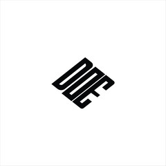 Modern abstract DOE logo design featuring geometric lines for innovative data analysis and digital transformation branding
