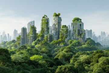 Visualize Net-Zero Embrace a future with lush green landscapes and clean air, empowered by transparent Carbon offset pricing reports for monitoring CO emissions Plan effective.