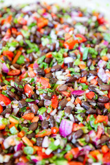Refreshing Cold Black Bean Salad