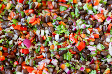 Refreshing Cold Black Bean Salad