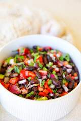 Refreshing Cold Black Bean Salad