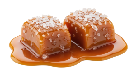 Isolated Salted Caramel
