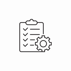 settings configuration icon sign vector