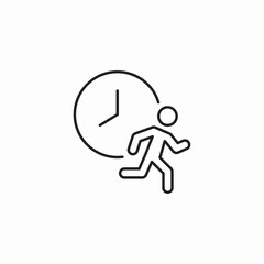 time pressure icon sign vector