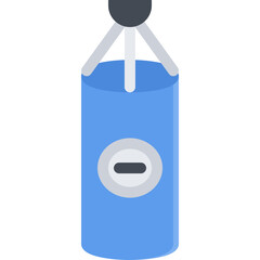 Blue Punching Bag Icon