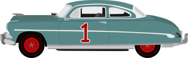 classic american  racing car