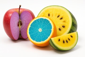 Genetically Modified Fruits with Unusual Colored Flesh