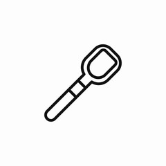 bottle opener icon sign vector