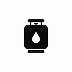 gas cylinder icon sign vector
