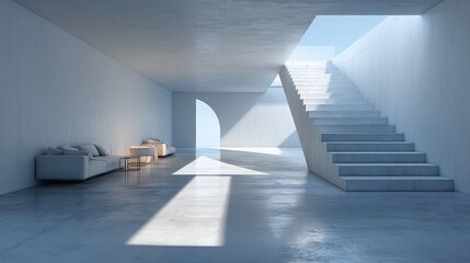 Minimalist Interior Architecture, Modern Design, Coastal Home