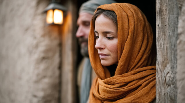 Arrival in bethlehem: journey of seeking shelter during historic times