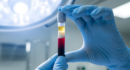 Blood Sample in Test Tube