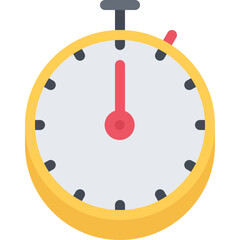 Yellow Stopwatch Icon