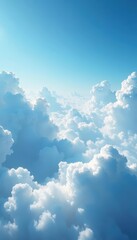 Ethereal, wispy light blue cloudscape, soft focus , illustration, photography
