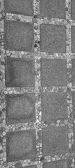 textura com pedras decorativas
