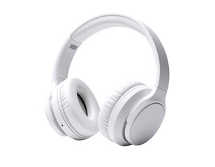 Headphones product mockup, white background
