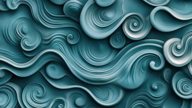 Wavy, watercolor paper background with ocean foam detail