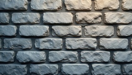 Obraz premium Gray brick tiles accentuate rough-hewn stone wall , texture, brickwork, stone wall