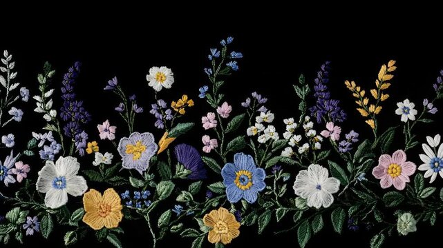 A stylized floral embroidery pattern. Perfect for quilt making, home decor, and craft projects.