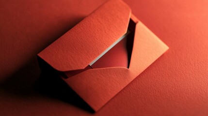 Red Envelope Mockup: Texture, Design