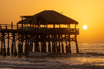 Cocoa Beach silhouette 