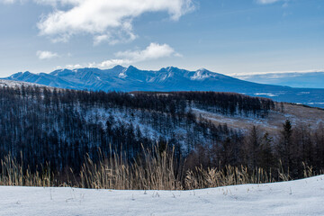 八ヶ岳の青空