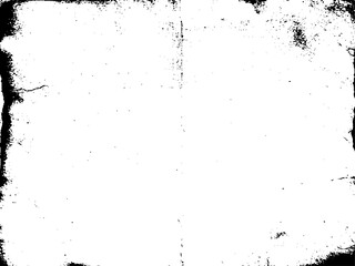 Worn black grunge texture dark grainy texture on white background. Abstract surface dust and rough dirty wall background concept. Worn, torn, weathered effect. Vector illustration.