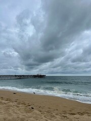 storm on the beach