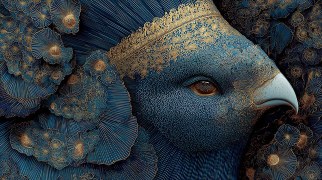 A close-up of the Zoroastrian entity Ahriman, the spirit of destruction and darkness.