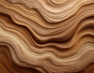 Fototapeta premium a natural stone texture with captivating wavy layers in shades of brown and beige ideal for luxurious interior design elegant backgrounds or sophisticated surfaces