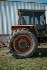 Tractor antiguo en Argentina