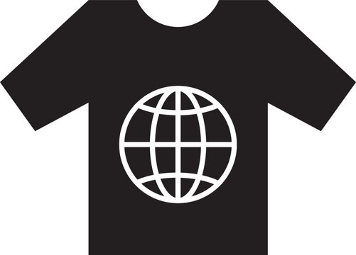 Global Earth T-Shirt Design - Iconic Planet Icon Apparel