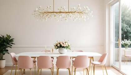 Photo interior modern design room 3d illustration
