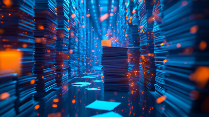 fiber optic background