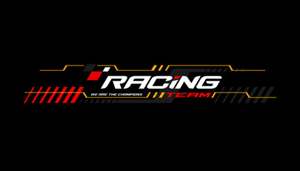 racing development graphic