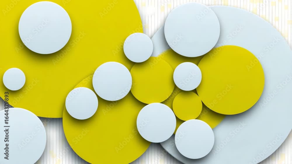 Poster bright abstract circle tile pattern: dynamic shapes & angles for modern brands - perfect for energet