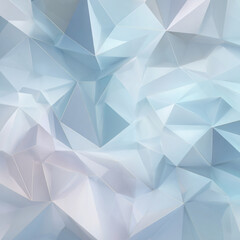 Fototapeta premium Abstract Polygonal Shapes in Soft Blue and Grey Tones, Generative AI 