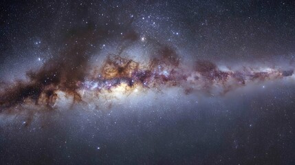 A vast expanse of the milky way galaxy.