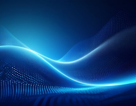 abstract blue background with light dots and waves creating a soft texture delivering a calm futuristic vibe perfect for finance tech clean ui or wellness themed branding