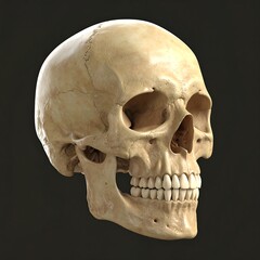 Obraz premium 3D model of a human skull (1)