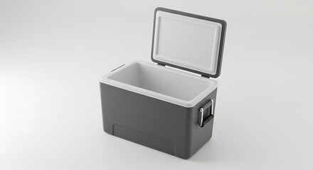 Portable Cooler Box: Open Top for Summer Outings