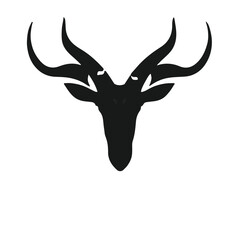 Scimitar-Horned Oryx Illustration