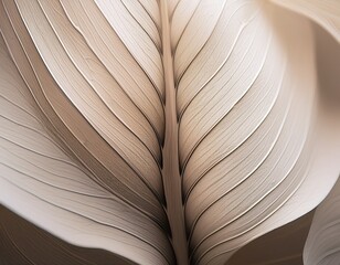neutral color aesthetic photo with veins of leaf nature abstract of flower petals