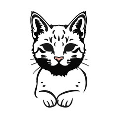 Obraz premium Black Pallas Cat