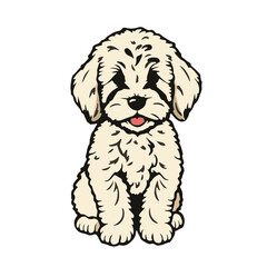 Golden Doodle Pet Portrait
