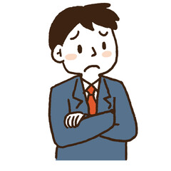 制服を着た学生表情