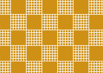 幾何学的なタイル模様 背景 2色